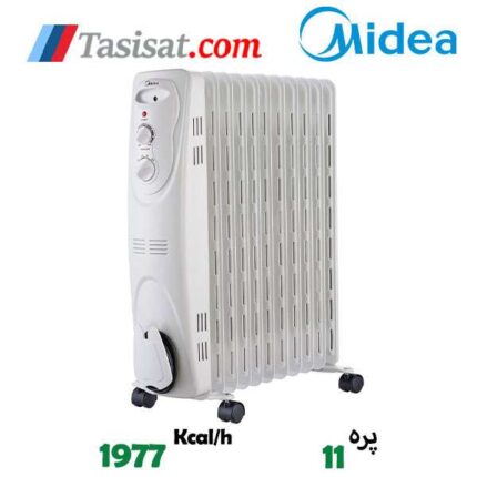 کاتالوگ رادیاتور برقی 11 پره مدیا مدل NY23EC-11L
