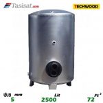 منبع کویل دار ایستاده 2500 لیتری تکوود TECHWOOD ورق 5