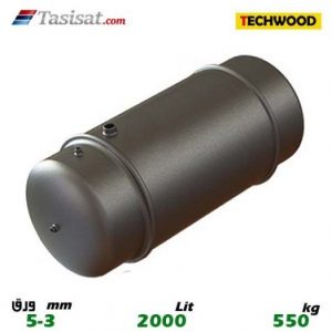 منبع دوجداره 2000 لیتری تکوود TECHWOOD ورق 3-5
