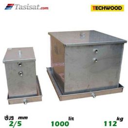 منبع انبساط باز 1000 لیتری تکوود TECHWOOD ورق 2/5