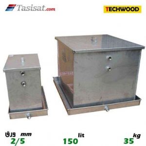 منبع انبساط باز 150 لیتری تکوود TECHWOOD ورق 2/5