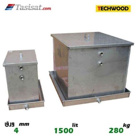 منبع انبساط باز 1500 لیتری تکوود TECHWOOD ورق 4