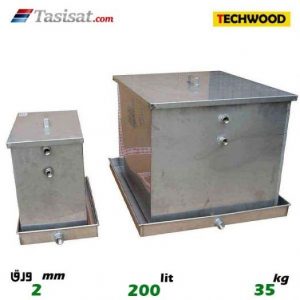 منبع انبساط باز 200 لیتری تکوود TECHWOOD ورق 2