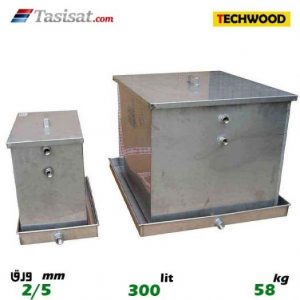 منبع انبساط باز 300 لیتری تکوود TECHWOOD ورق 2/5