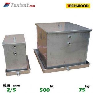 منبع انبساط باز 500 لیتری تکوود TECHWOOD ورق 2/5