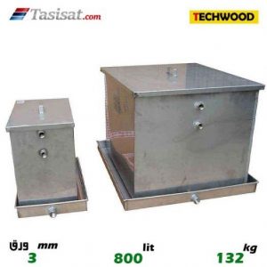 منبع انبساط باز 800 لیتری تکوود TECHWOOD ورق 3