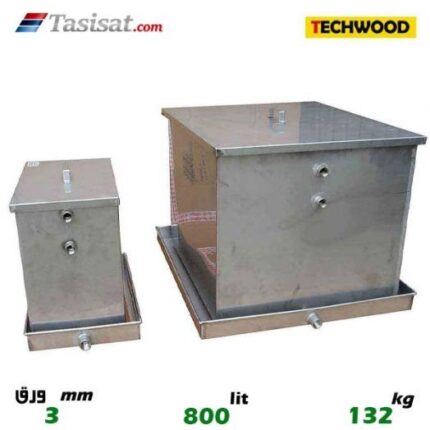 منبع انبساط باز 800 لیتری تکوود TECHWOOD ورق 3
