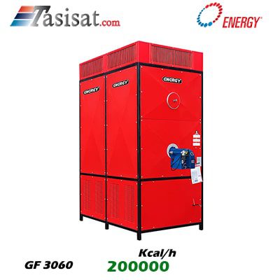کوره هوای گرم گازی انرژی 200.000 kcal/h مدل GF3060