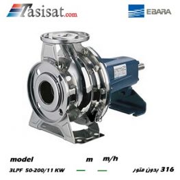 پمپ تک پروانه ابارا مدل 3 LPF 50-200/11 KW