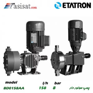 پمپ موتور دار دیافراگمی ETATRON با هد استیل 316L مدل BD0158AA
