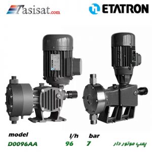پمپ موتور دار دیافراگمی ETATRON با هد استیل 316L مدل D0096AA