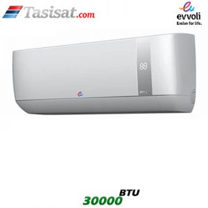 کولر گازی اینورتر ایوولی EVVOLI سرد و گرم 30000 BTU گرید A+