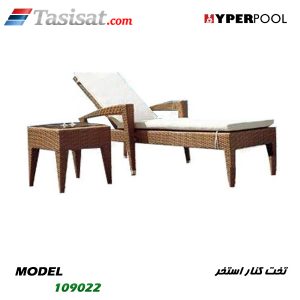 تخت کنار استخر