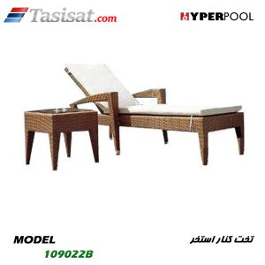 تخت کنار استخر