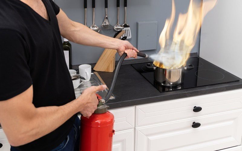 کپسول آتش نشانی مناسب آشپزخانه