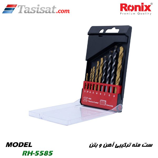 ست مته ترکیبی آهن و بتن رونیکس