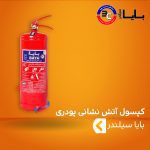 کپسول آتش نشانی پودری ( پودر و گاز ) بایا سیلندر