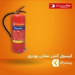 کپسول آتش نشانی پودری ( پودر و گاز ) پیشرام