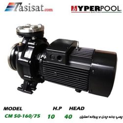 پمپ های بدنه چدن و پروانه استیل HYPERPOOL سری CM SERIES مدل CM 50-160/75