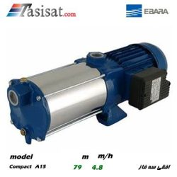 پمپ طبقاتی افقی ابارا مدل COMPACT A 15