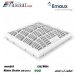 کفشور استخر ایمکس مربع 30*30 محدب مدل EM 2813