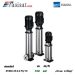 پمپ طبقاتی عمودی ابارا تمام استیل مدل EVMG 45 4-0F5/15