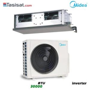 داکت اسپلیت فوق کم مصرف اینورتر مدیا 30000 BTU مدل IDR3-X90-MCR3-X90