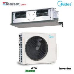 داکت اسپلیت فوق کم مصرف اینورتر مدیا 36000 BTU مدل IDR3-X105–MCR3-X105