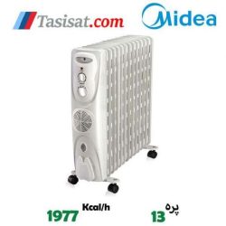 رادیاتور برقی فن دار 13 پره مدیا مدل NY23ECF-13L