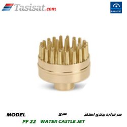 سر فواره برنزی استخر پول استار