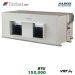 یونیت داخلی مولتی اسپلیت سقفی توکار فشار استاتیک بالا آکس AUKS ظرفیت 153000 مدل AARVHD-H450/5R1A