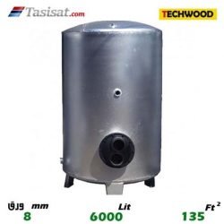 منبع کویل دار ایستاده 6000 لیتری تکوود TECHWOOD ورق 8