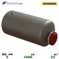 منبع کویل دار افقی 1000 لیتری تکوود TECHWOOD ورق 5