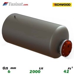 منبع کویل دار افقی 2000 لیتری تکوود TECHWOOD ورق 6