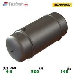 منبع دوجداره 300 لیتری تکوود TECHWOOD ورق 3-4