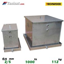 منبع انبساط باز 1000 لیتری تکوود TECHWOOD ورق 2/5