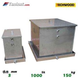 منبع انبساط باز 1000 لیتری تکوود TECHWOOD ورق 3