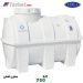 منبع آب پلاستیکی طبرستان 750 لیتری افقی