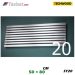رادیاتور استیل تکوود Techwood سایز 50*80 مدل ST20